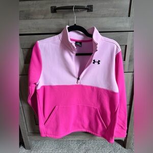 Under Armour Light Pink Fleece Pullover